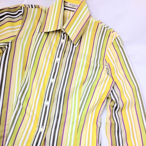 ETRO MILANO fitted stripped shirt - Picture 5 of 7